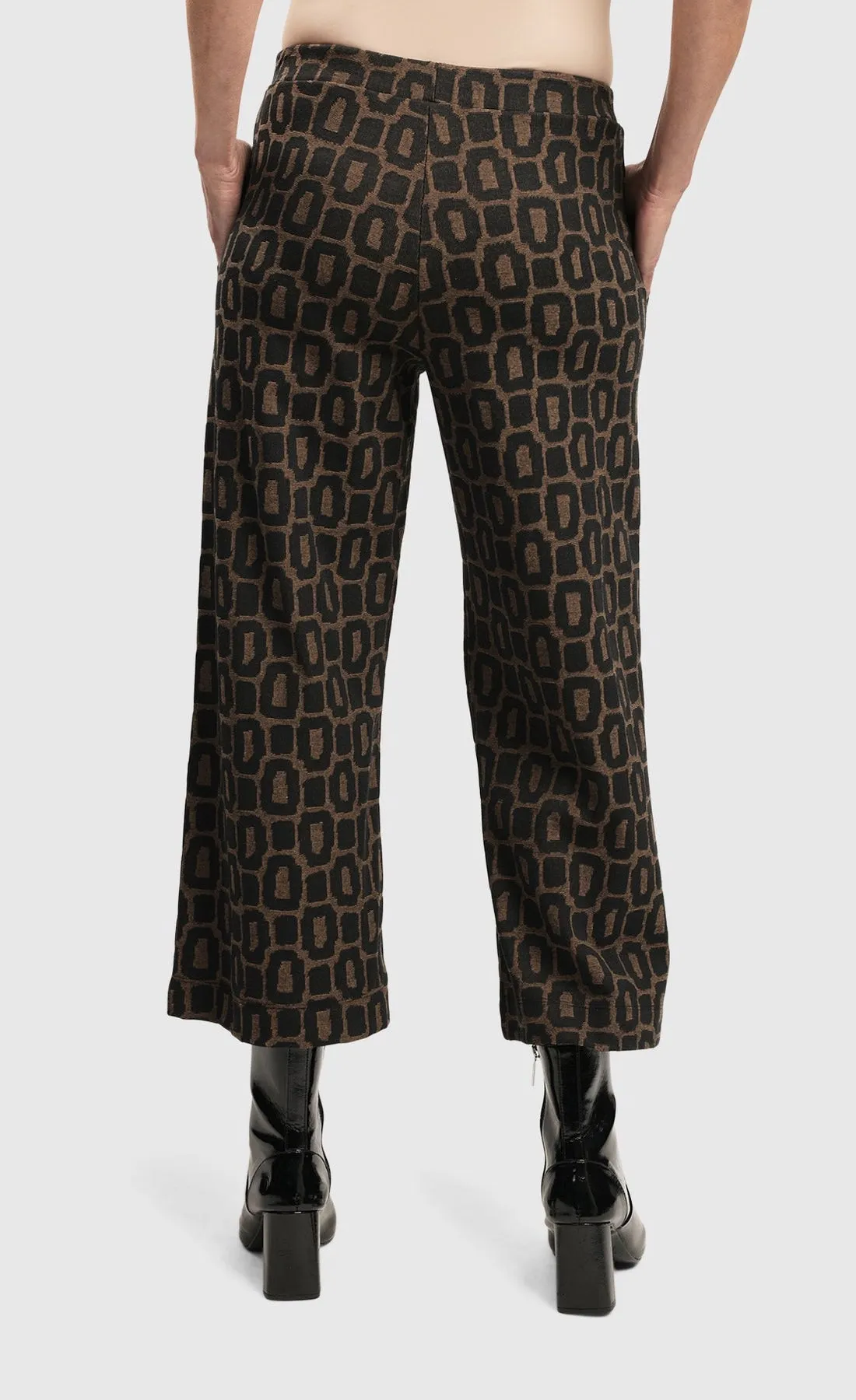 Alembika Coffee Dynamite Days Straight Leg Pants