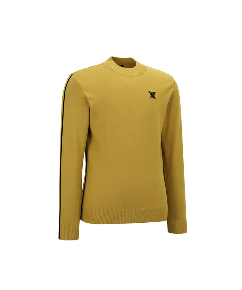 ANEW Golf Men Essential Half Neck Pullover - Mustard