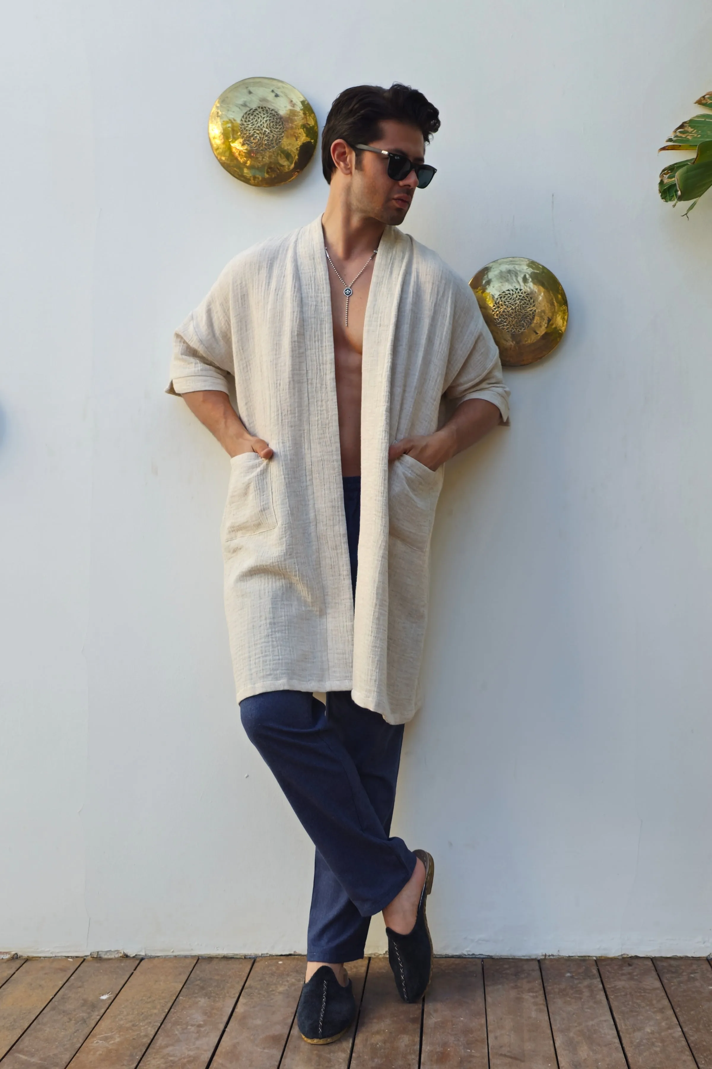 APOLLO Hemp Kimono - Modern Short