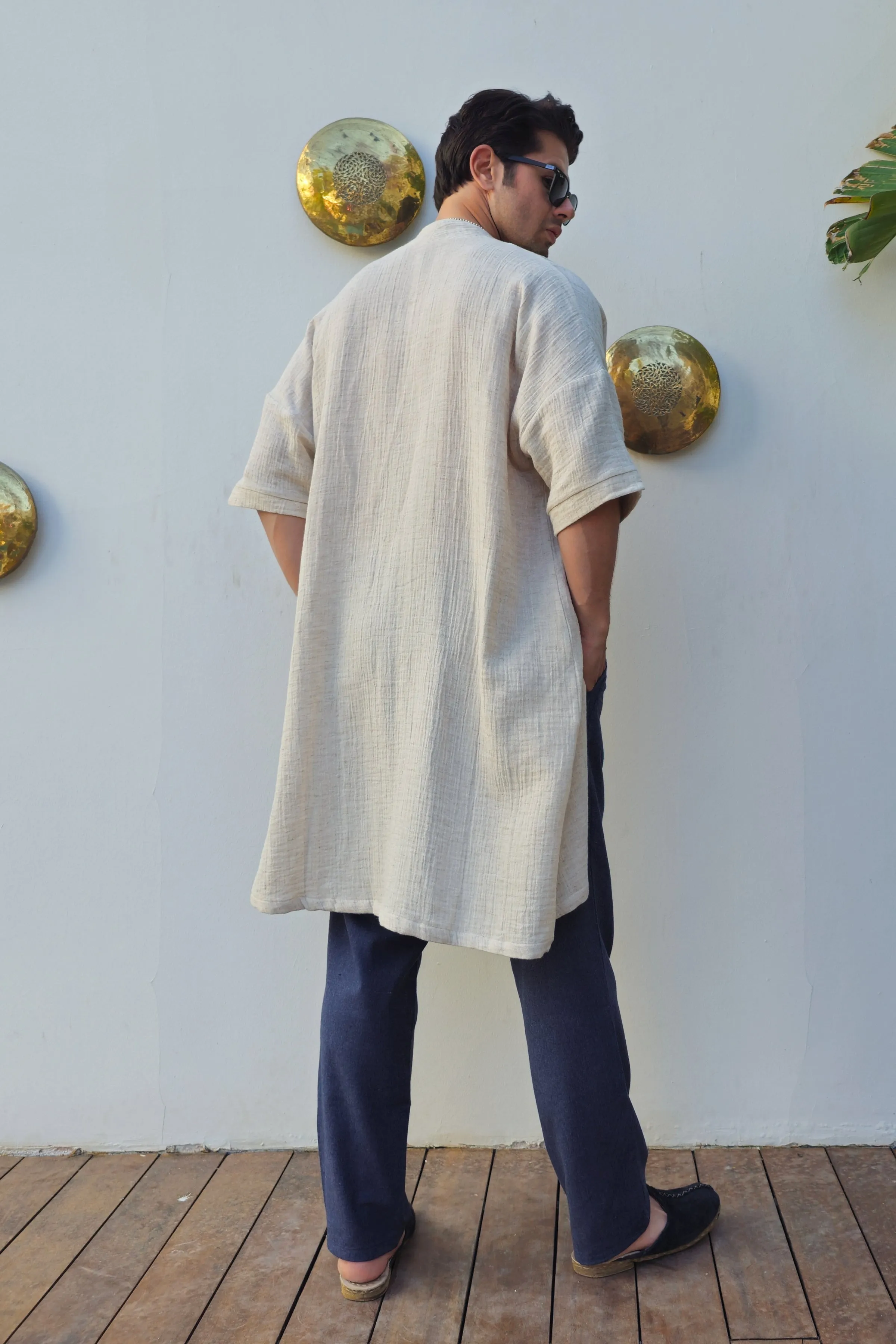 APOLLO Hemp Kimono - Modern Short