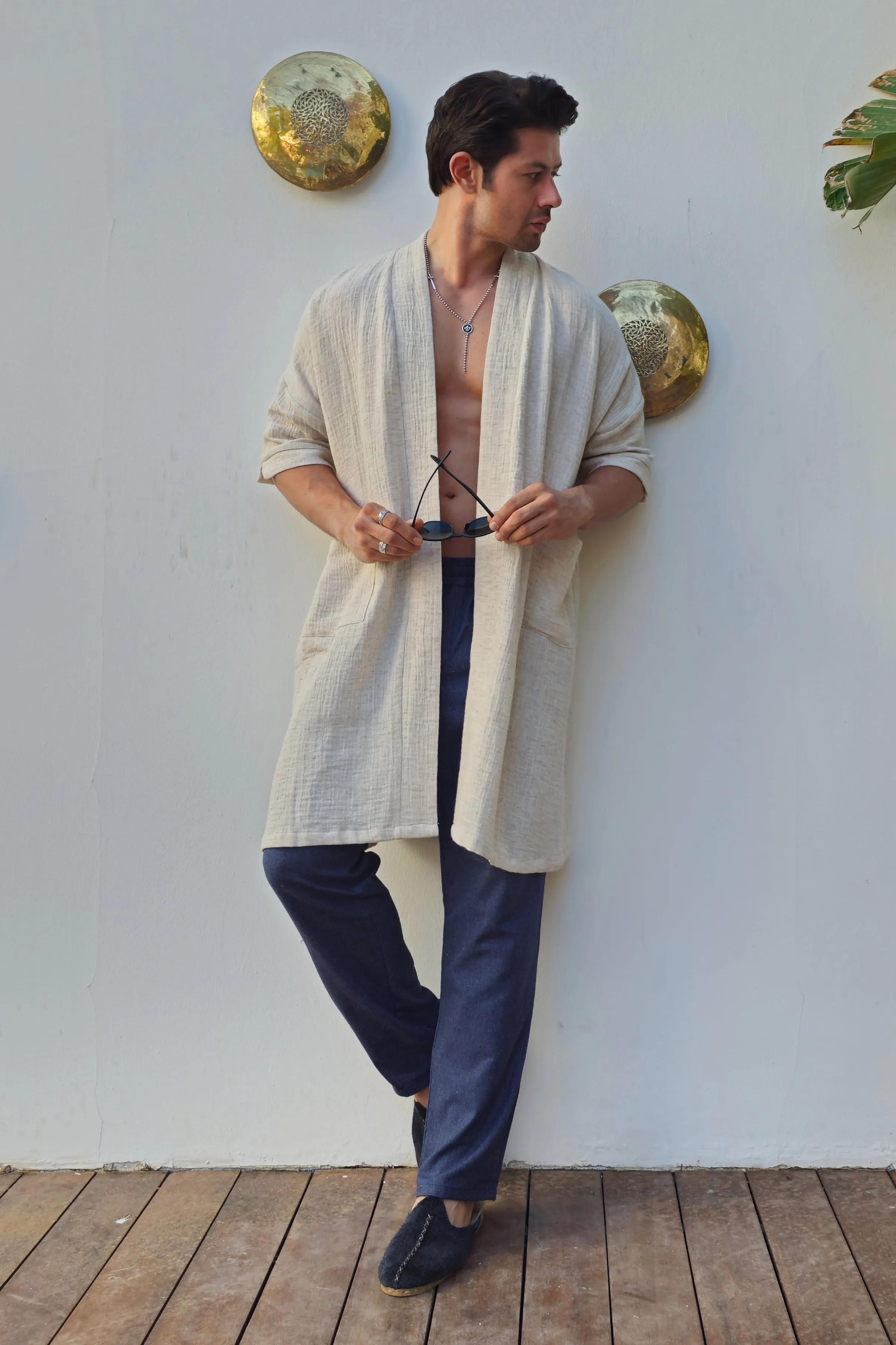 APOLLO Hemp Kimono - Modern Short