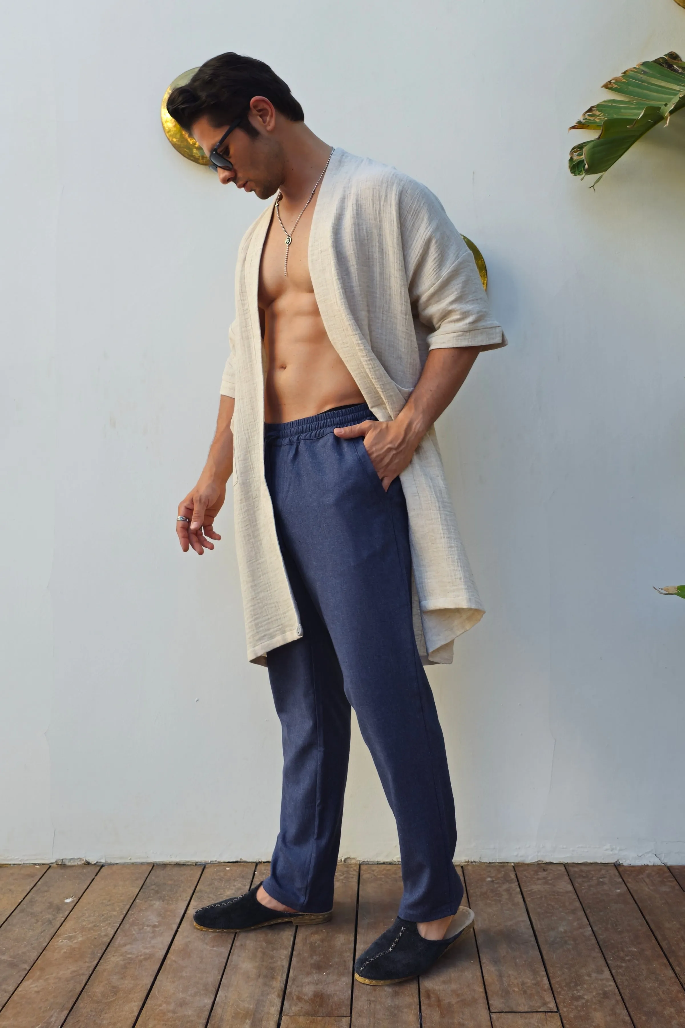 APOLLO Hemp Kimono - Modern Short