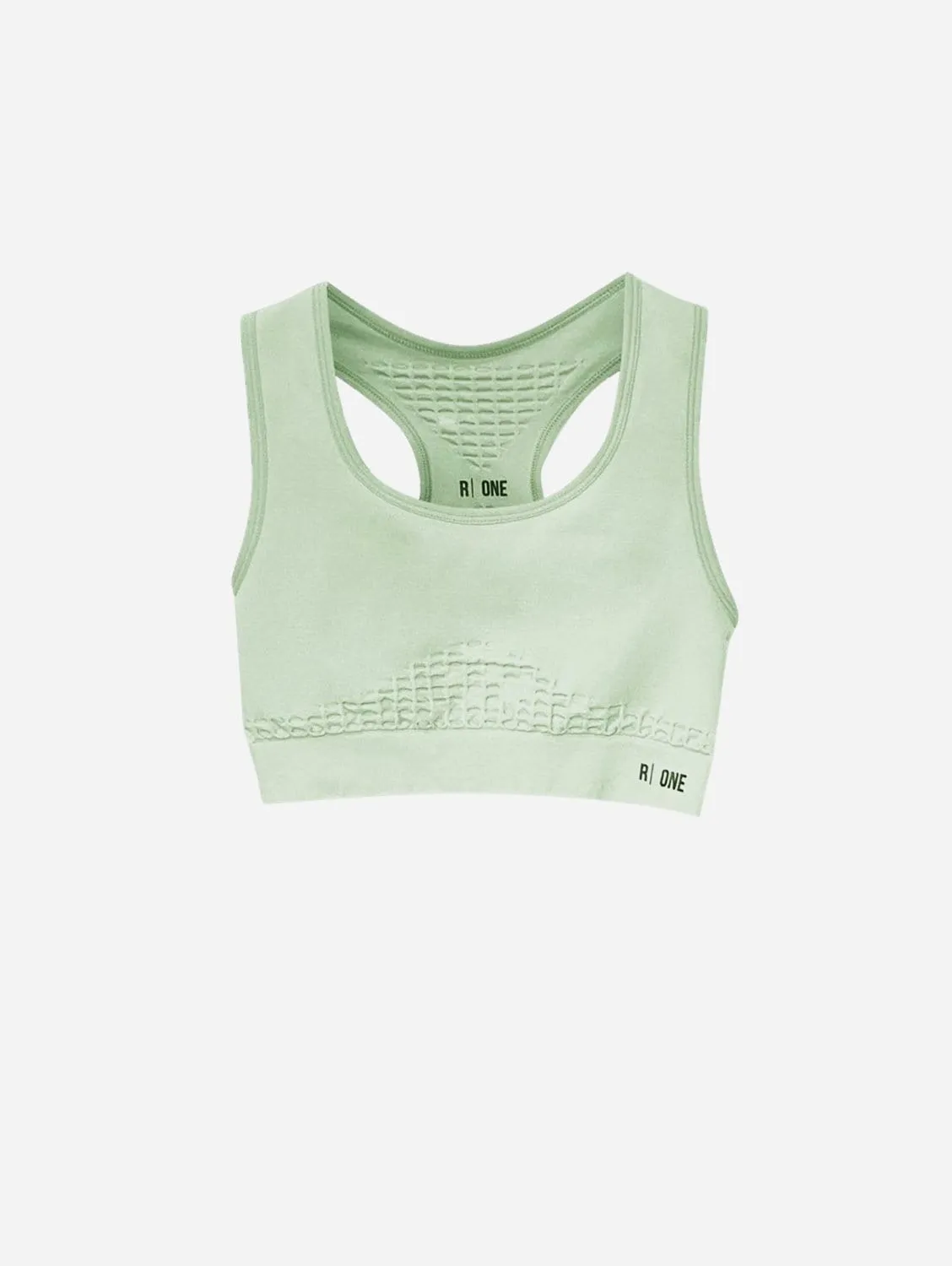 B-Confident Q-NOVA® Regenerated Material Nylon Sports Bra | Misty Jade