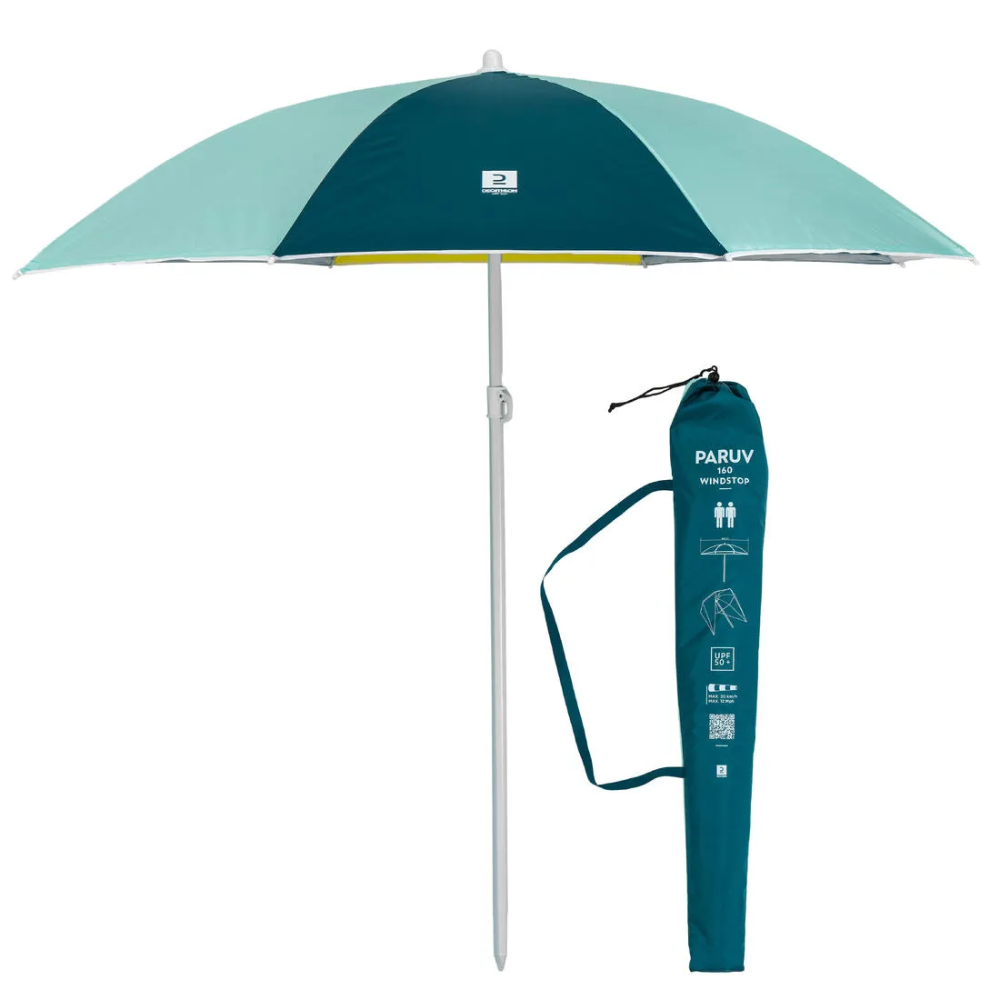 Beach Parasol 2-Person UPF50  PARUV Windstop