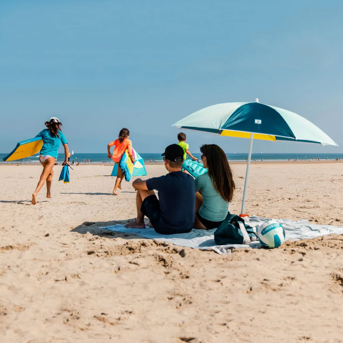 Beach Parasol 2-Person UPF50  PARUV Windstop