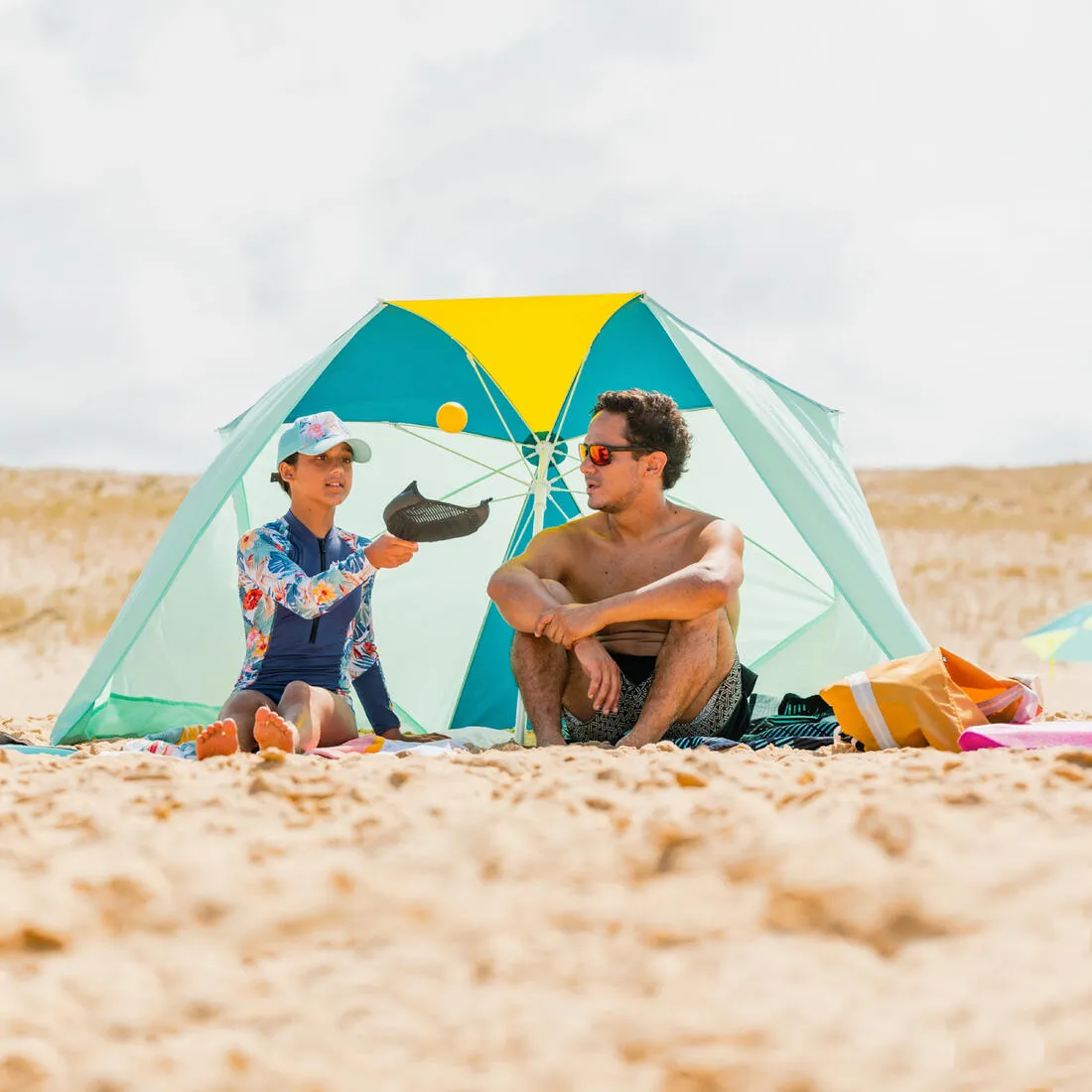 Beach Parasol 2-Person UPF50  PARUV Windstop