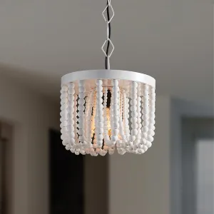 Beaded Hanging Lamp