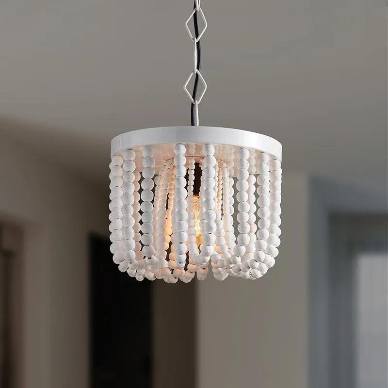 Beaded Hanging Lamp