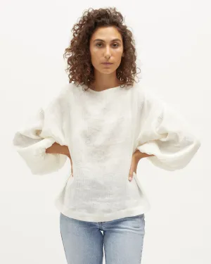 Bella Blouse | Vanilla Linen