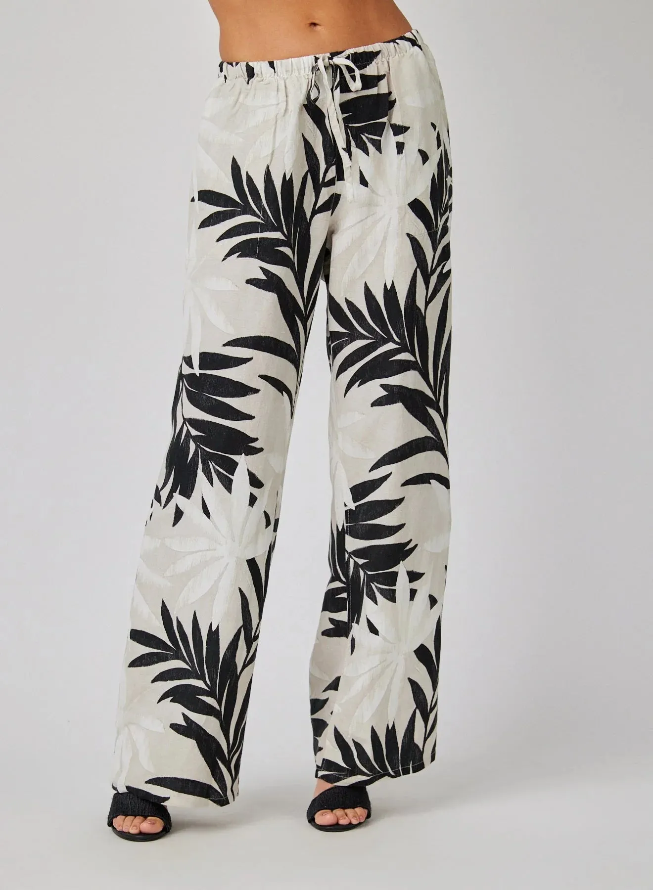 Bella Dahl Wide Leg Printed Pant