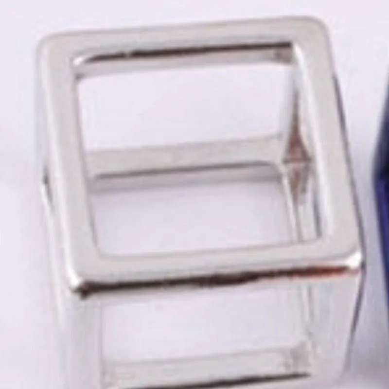 Blue Topaz Gemstone Ring for Women Elastic Engagement Jewelry
