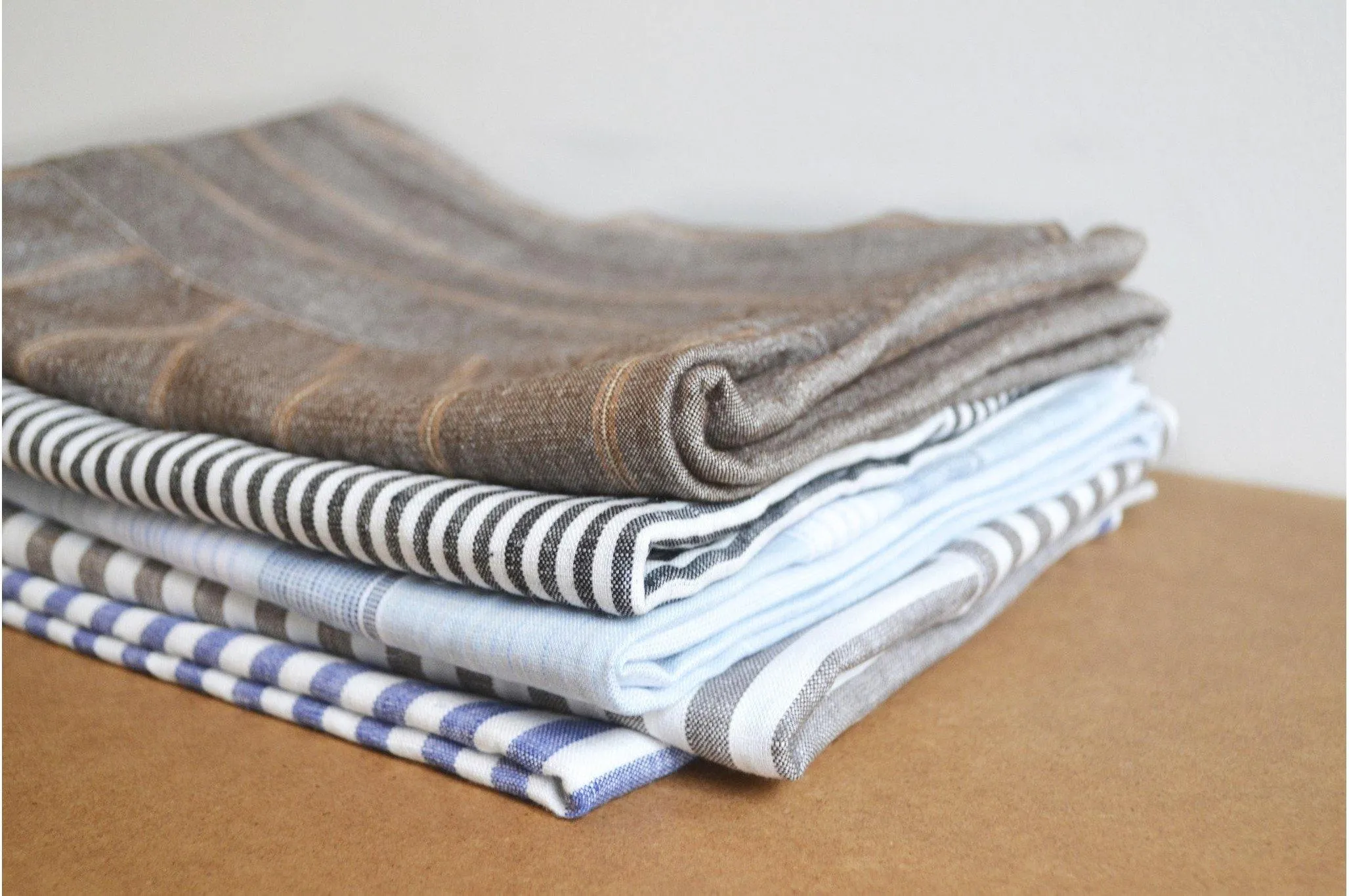 Breton Stripe Pillowcase Red