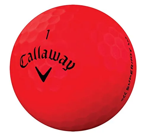 Callaway Golf 2018 Superhot Golf Balls (Pack of 15), Bold Red