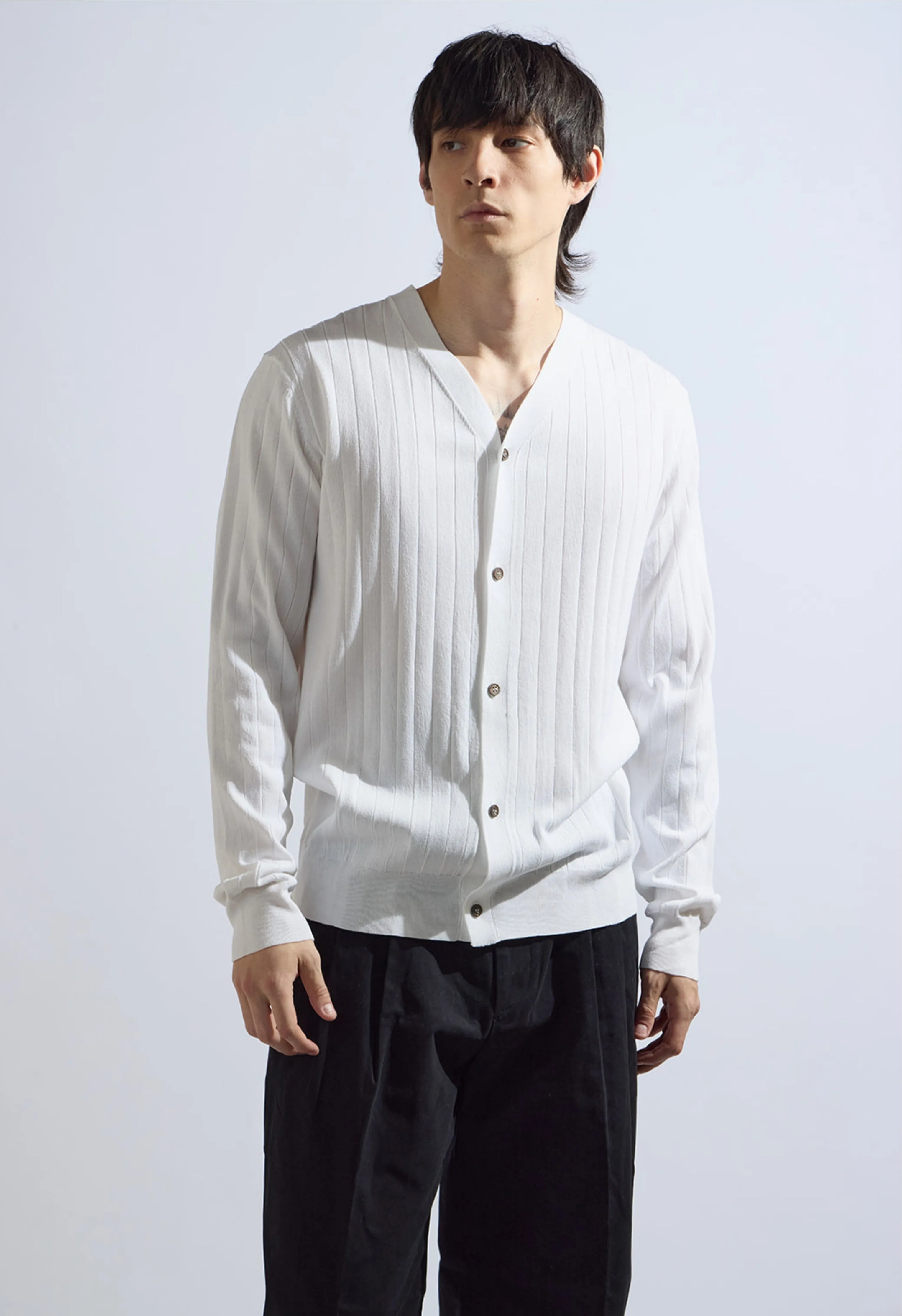 Casual Cardigan in White