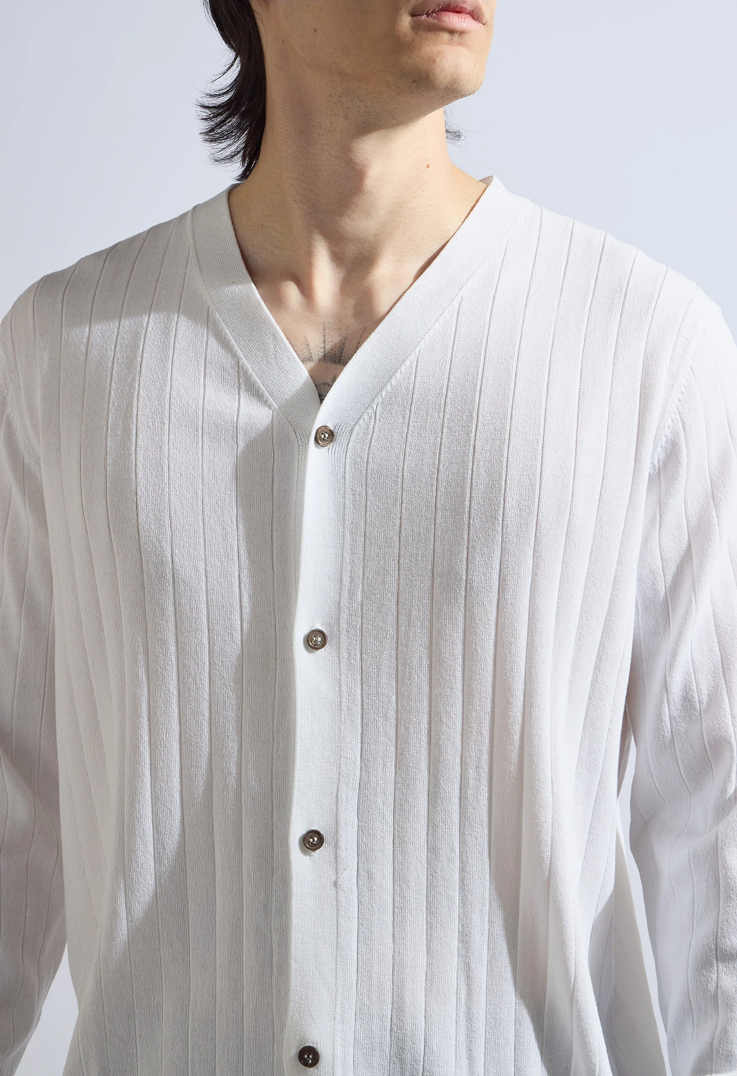 Casual Cardigan in White
