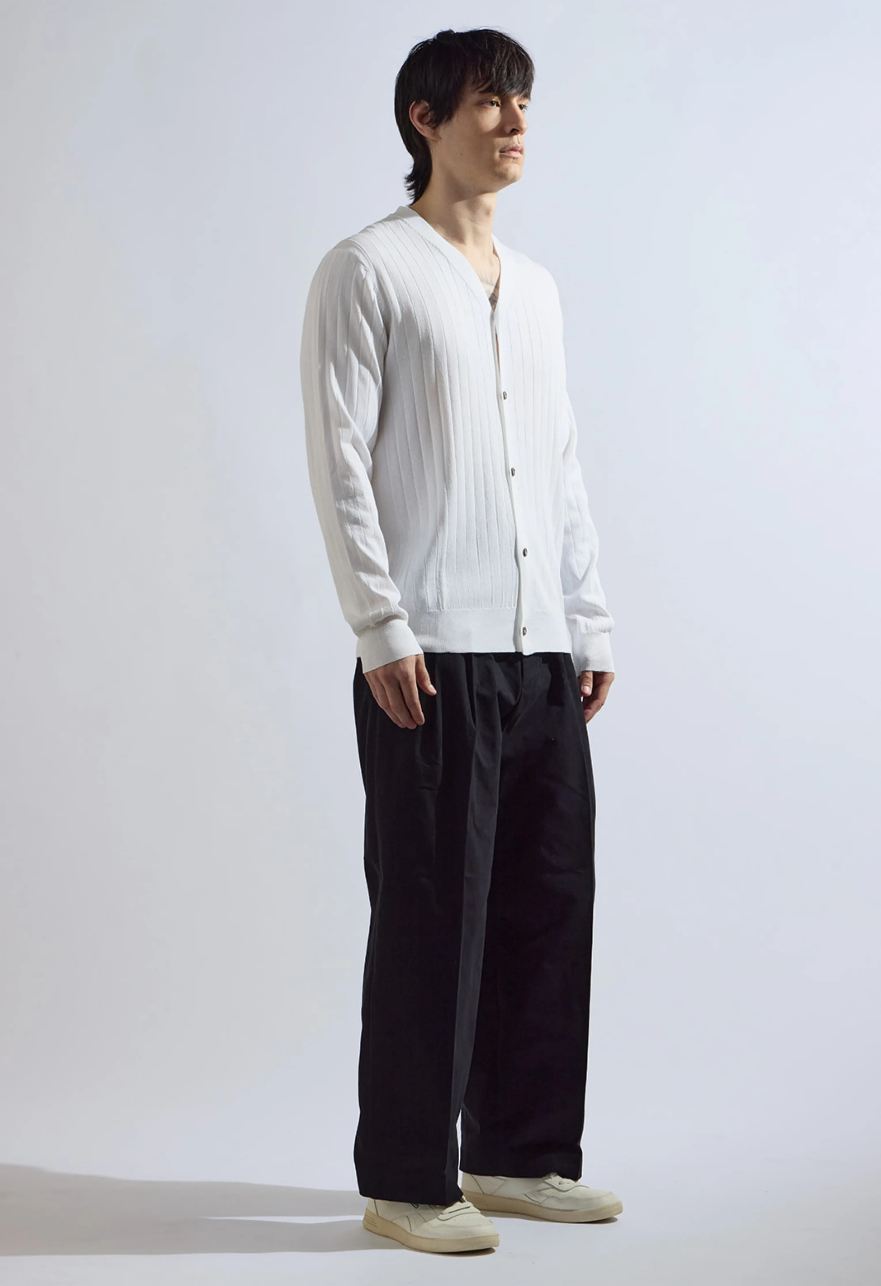 Casual Cardigan in White