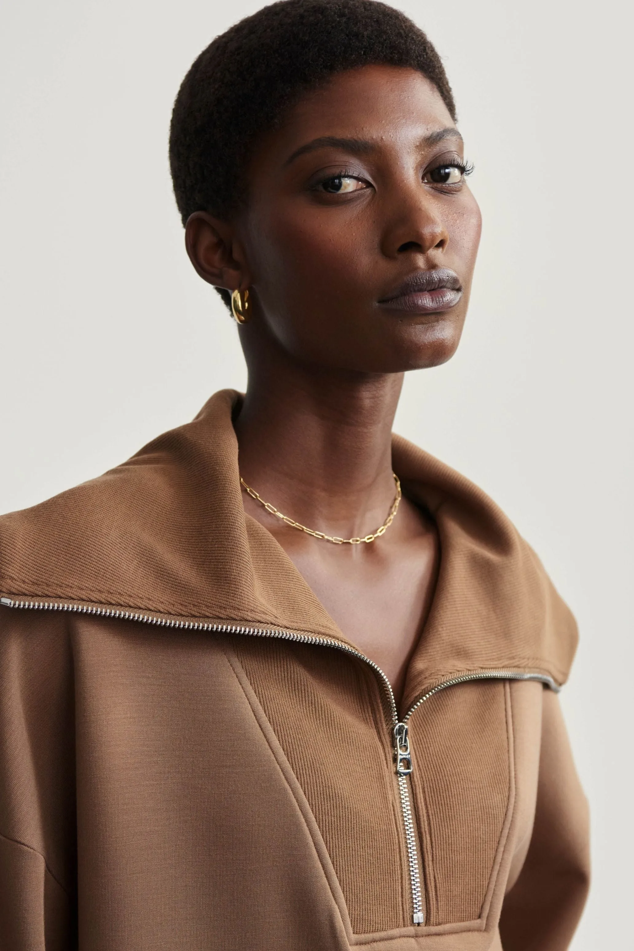 Catherine Half Zip Sweat