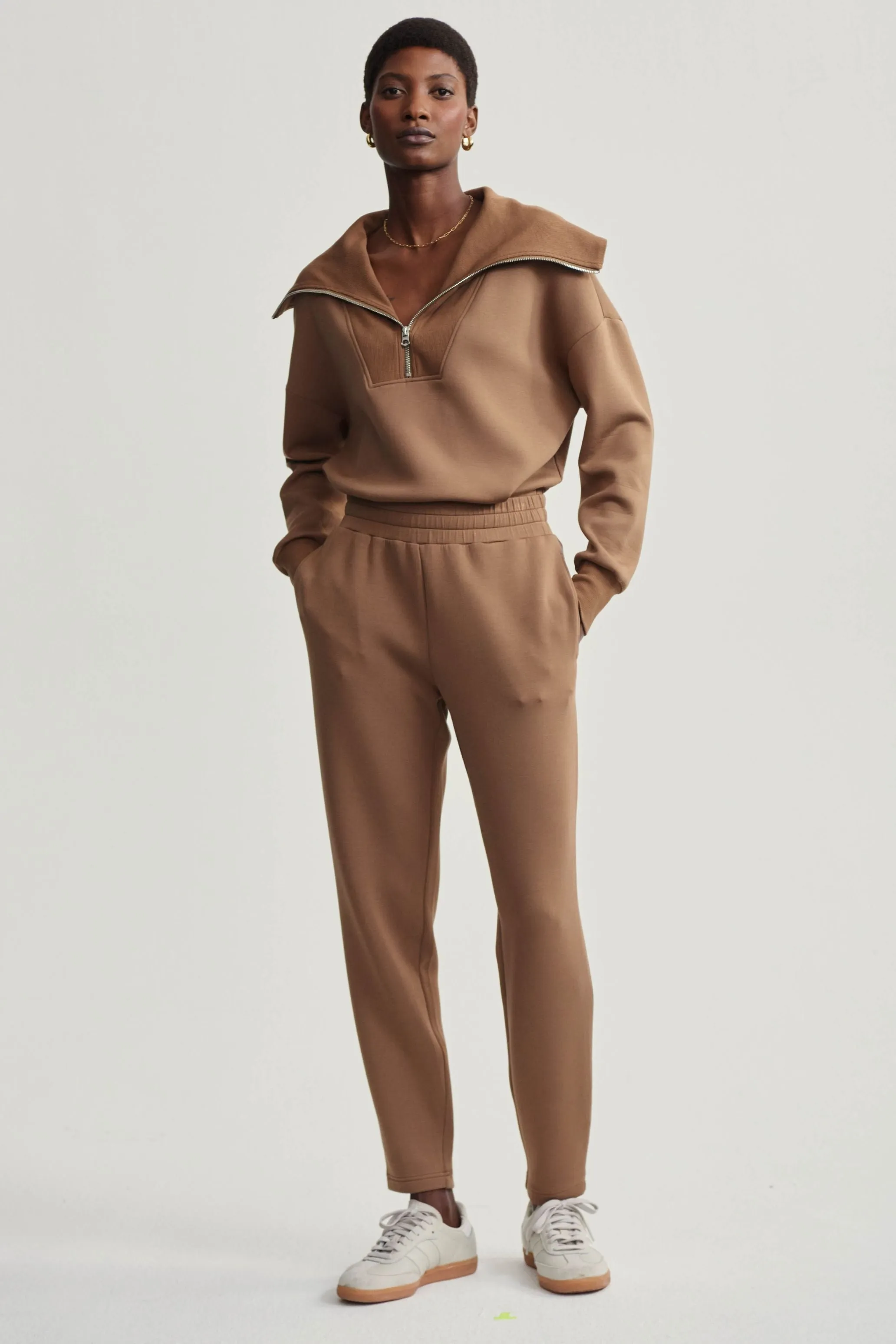 Catherine Half Zip Sweat