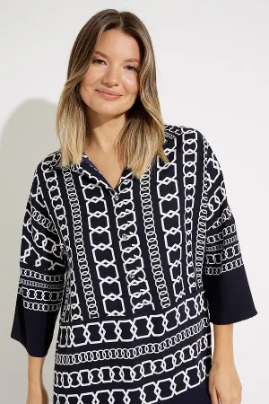 Chain Print Blouse Style 231215