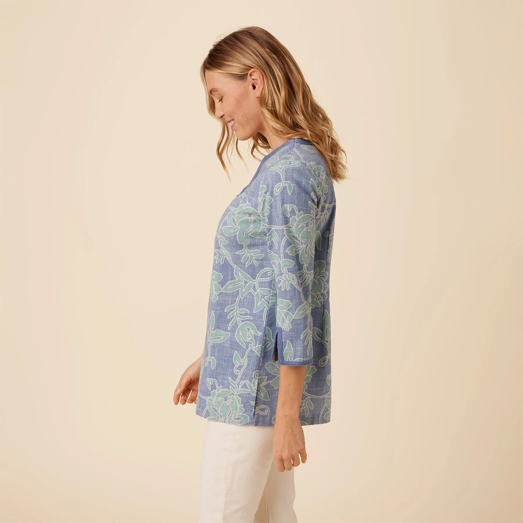 CLASSIC PAREAU SOUTACHE TUNIC