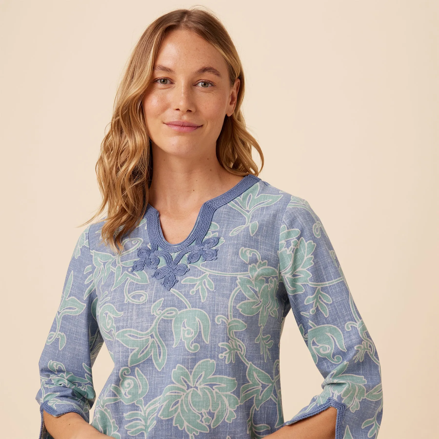 CLASSIC PAREAU SOUTACHE TUNIC