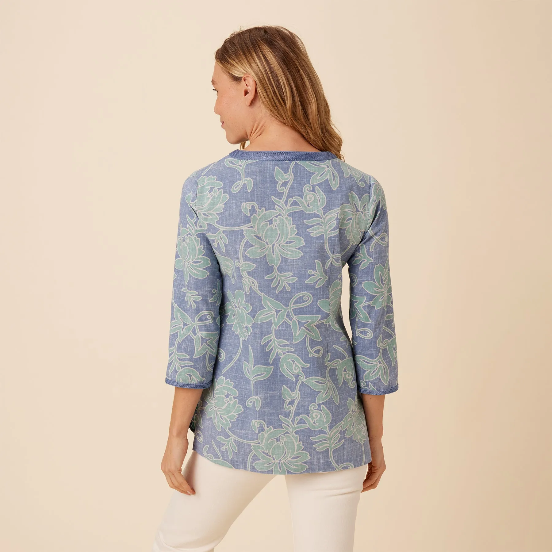 CLASSIC PAREAU SOUTACHE TUNIC