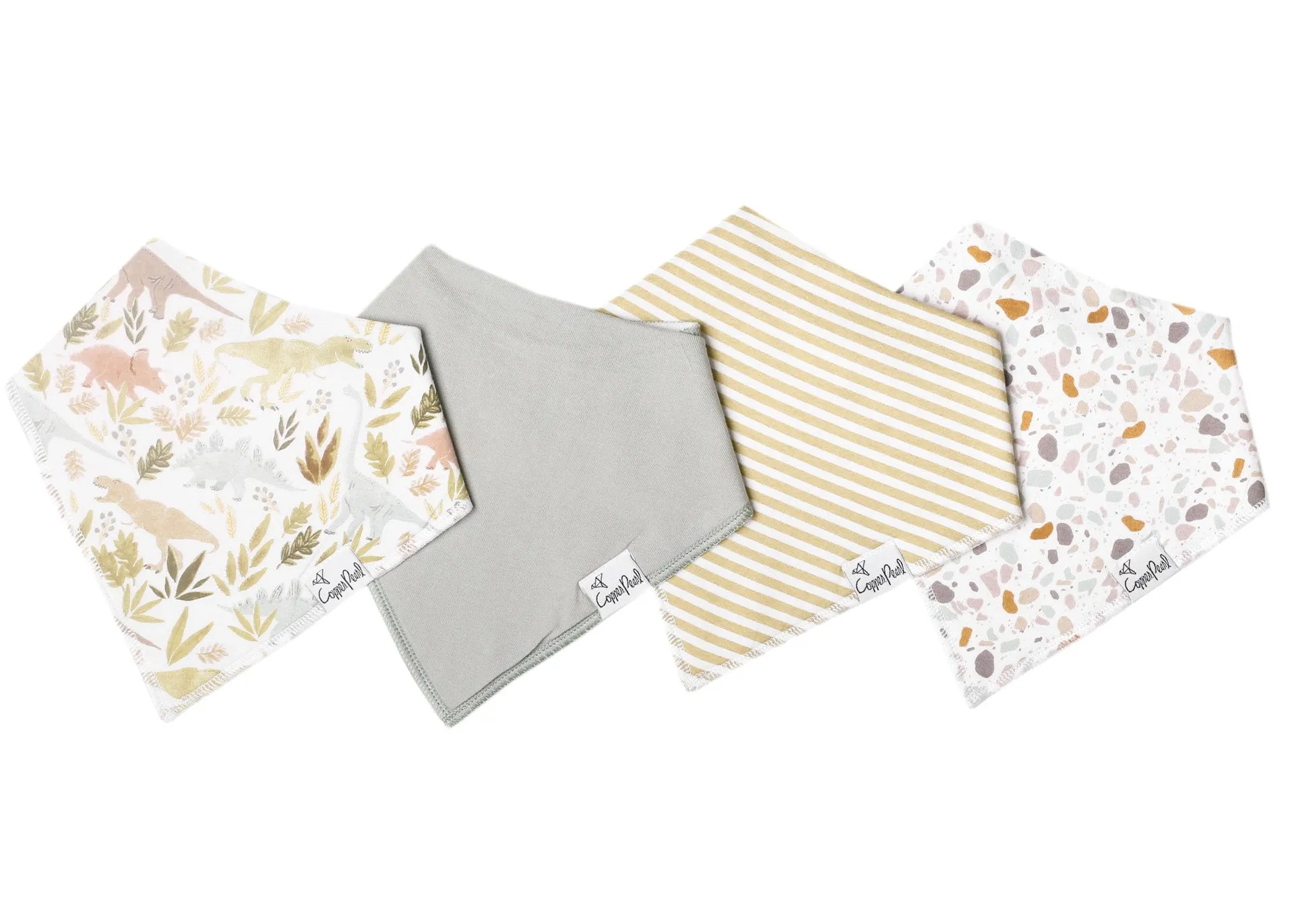 Copper Pearl Rex Bandanna Bib Set