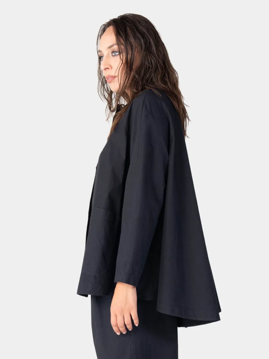 Cotton 4 Button Swing Jacket