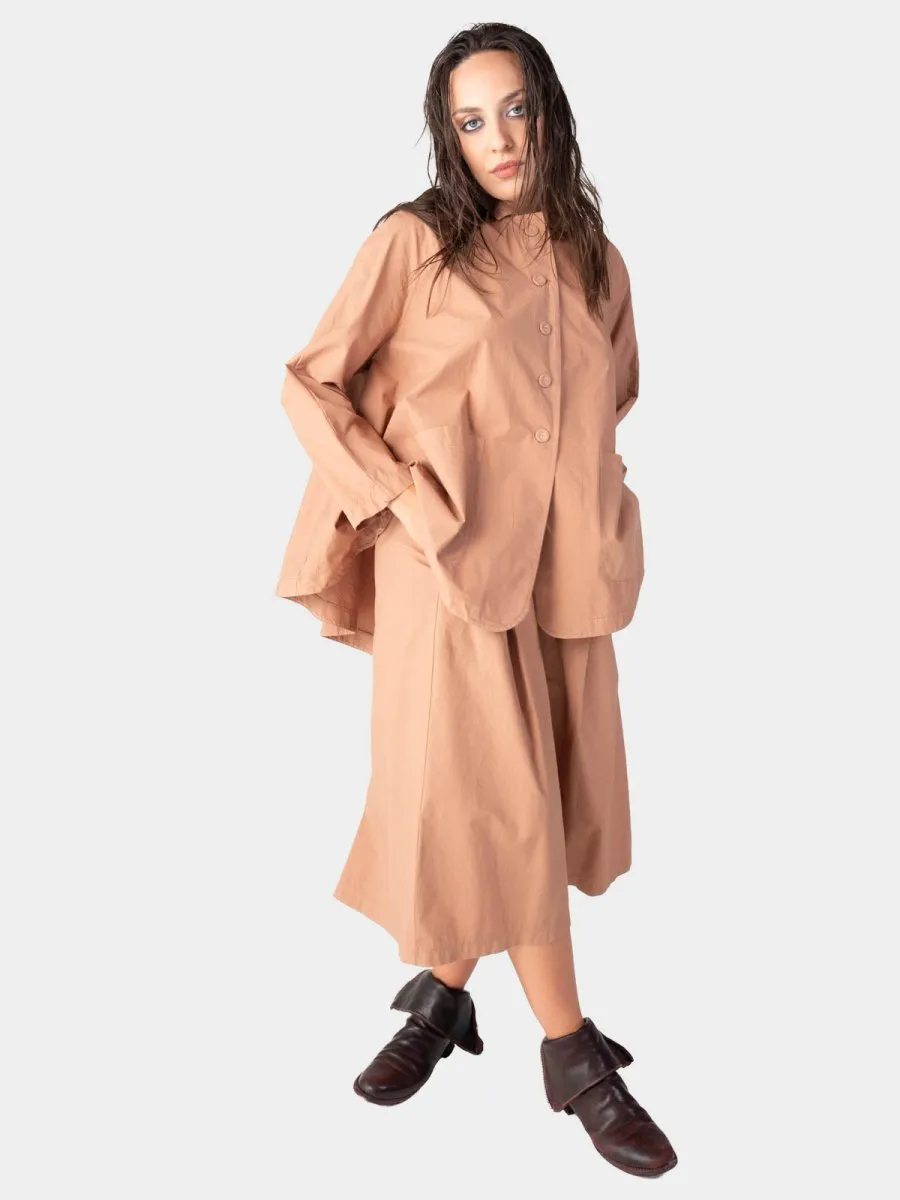 Cotton 4 Button Swing Jacket