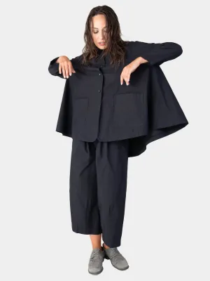 Cotton 4 Button Swing Jacket