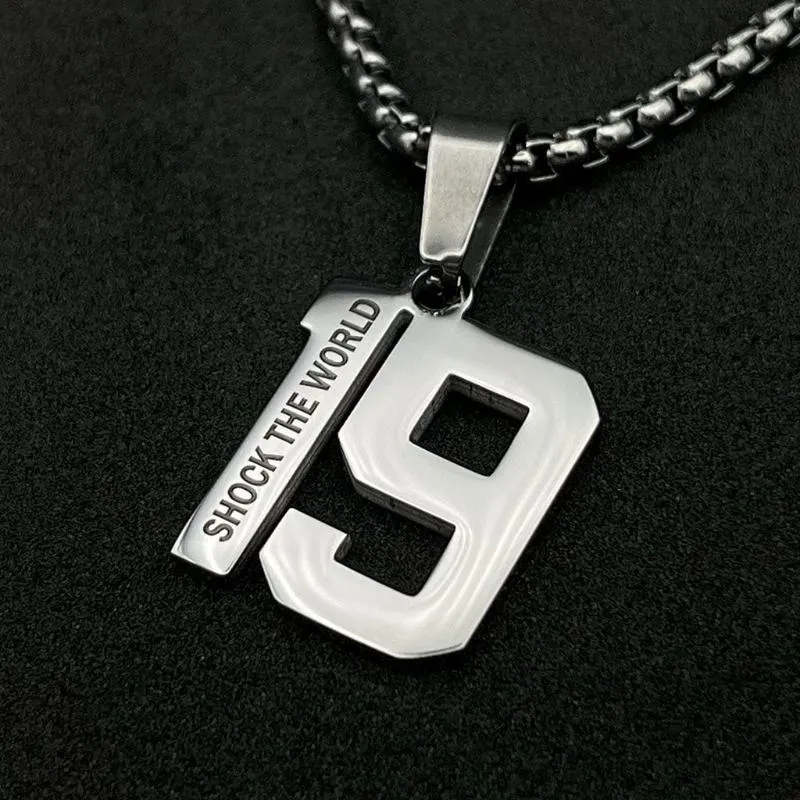 Customized Number Necklace For Sports Enthusiasts