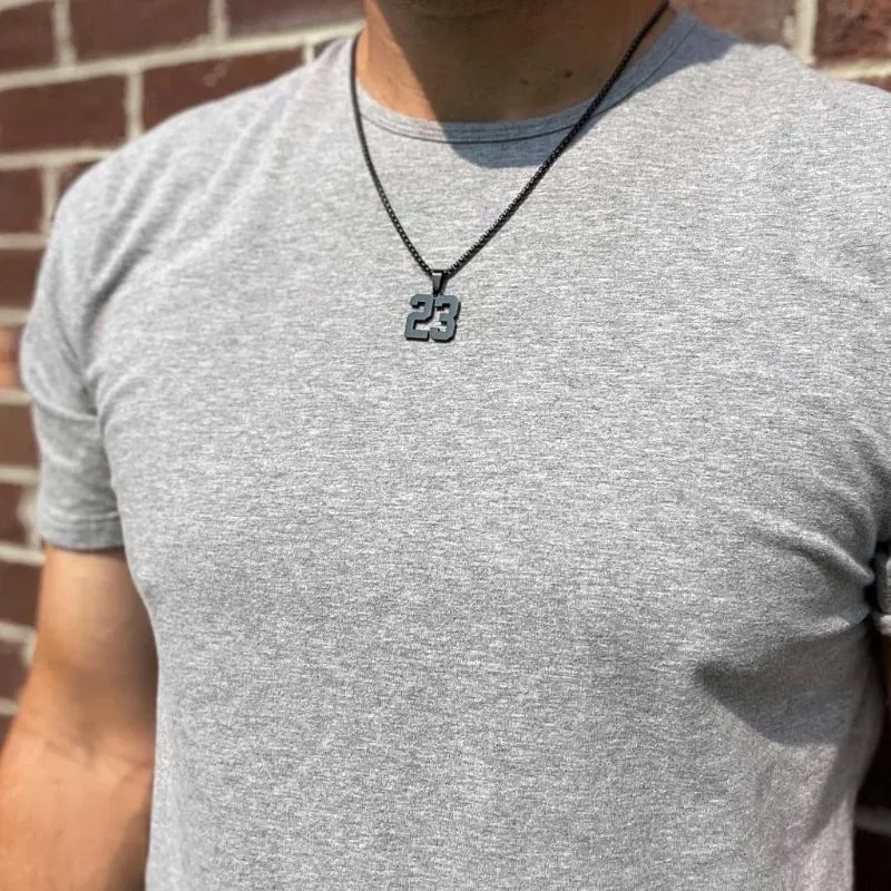 Customized Number Necklace For Sports Enthusiasts