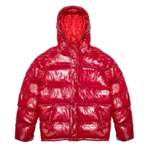 Cutty Men Shine Fashion Padded Jacket - Red