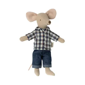 Dad Mouse - Plaid & Denim