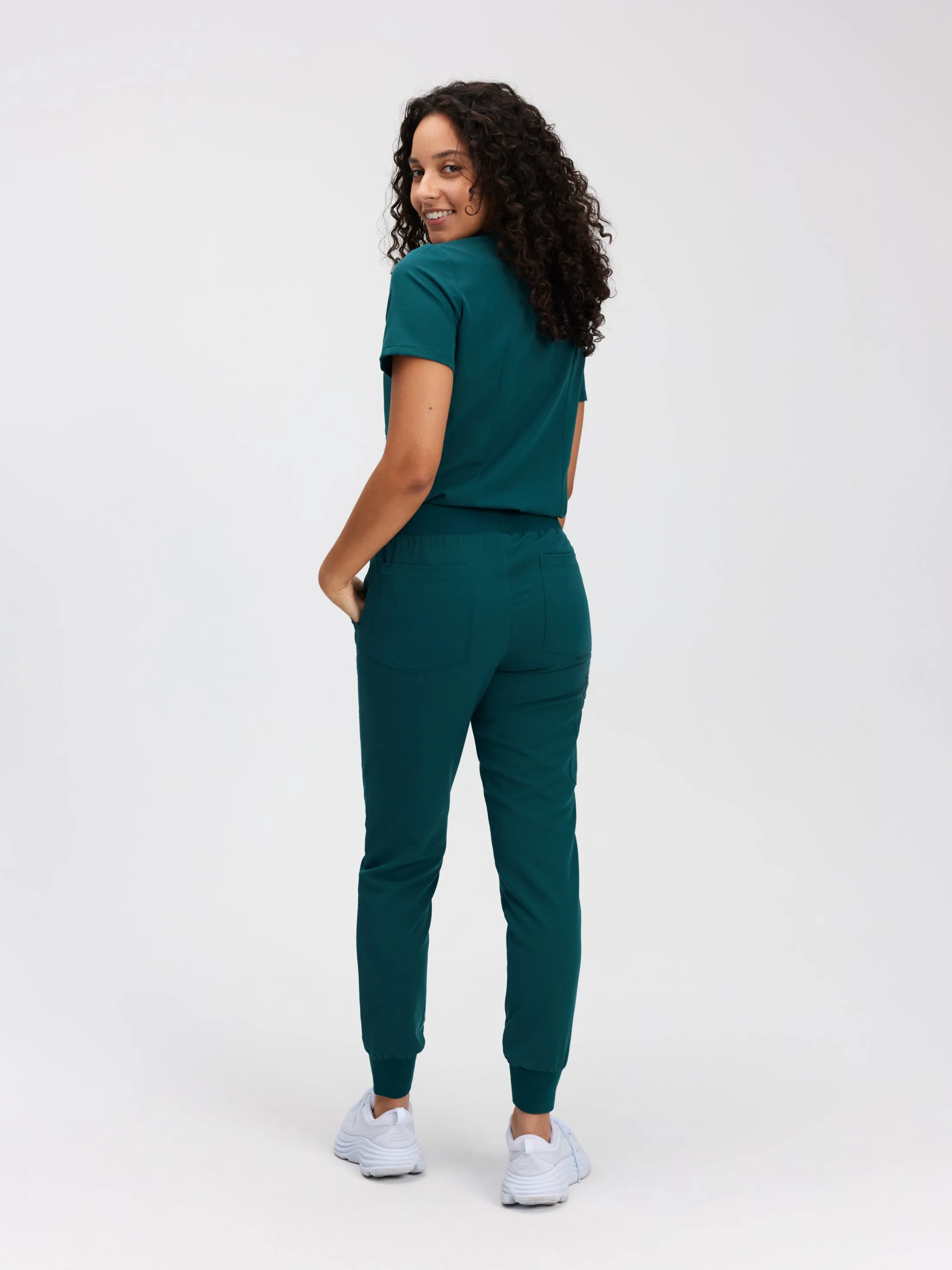 DEMI RE-GARDE™ - SARCELLE - Jogger Scrub Pants - SILVADUR™|| DEMI RE-GARDE™ - SARCELLE - Pantalon Jogger - SILVADUR™