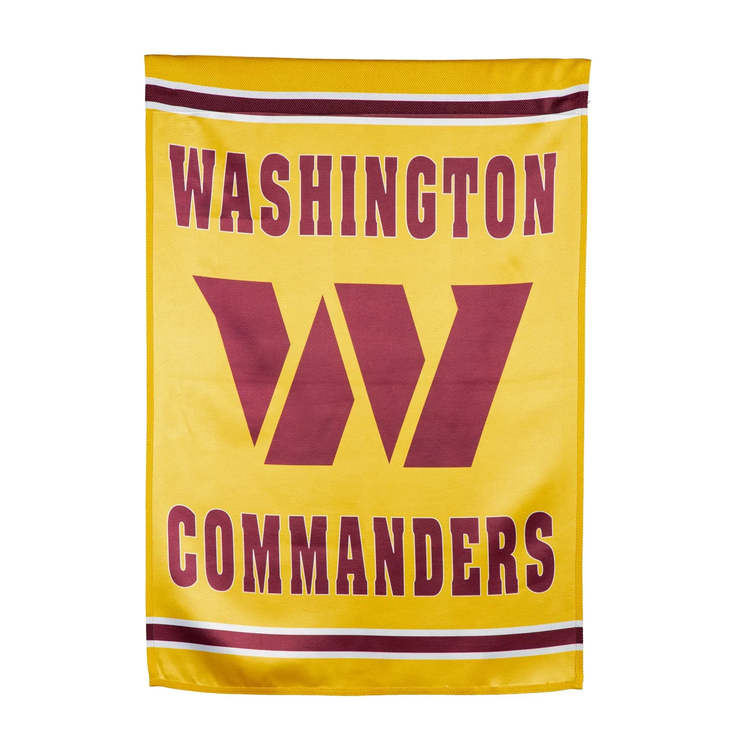 Embossed Suede Flag, House Size, Washington Commanders,13es5032