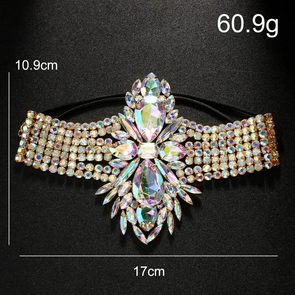 Exaggerated Dance Fashion Geometric Thigh Leg Chain