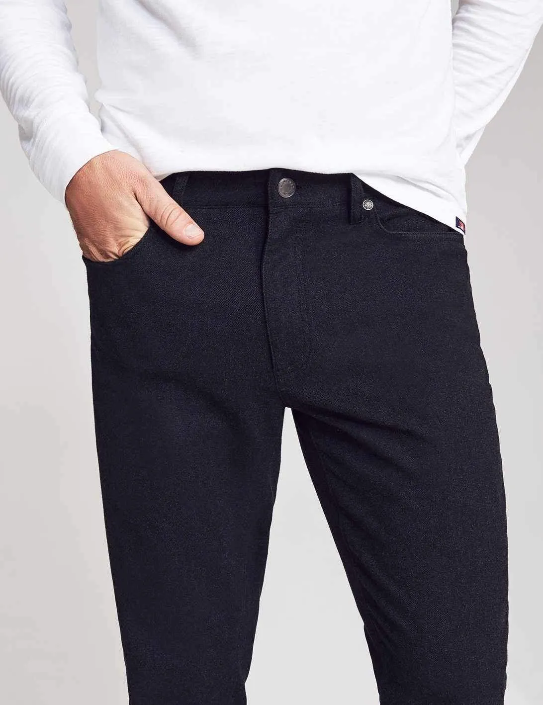 Faherty - Reserve Moleskin Pants - Black
