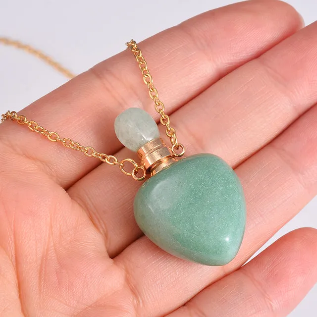 Fashion Natural Stone Necklace for Perfume Pendant