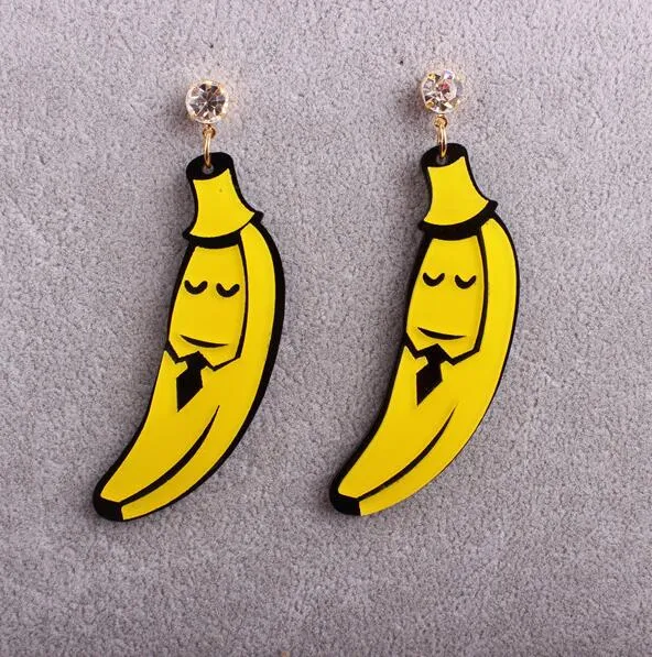 Fashion Summer AcrylicWatermelon Big Earrings