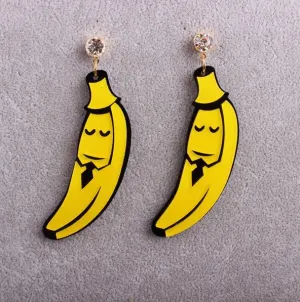 Fashion Summer AcrylicWatermelon Big Earrings