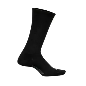 Feetures Mens Everyday Classic Rib Cushion Crew Socks