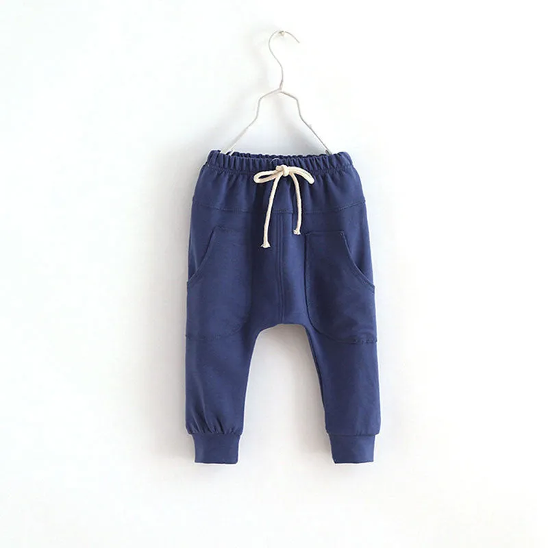 Fitness Kid Toddler Child Harem Pants Baby Boy Girl Trousers Bottoms