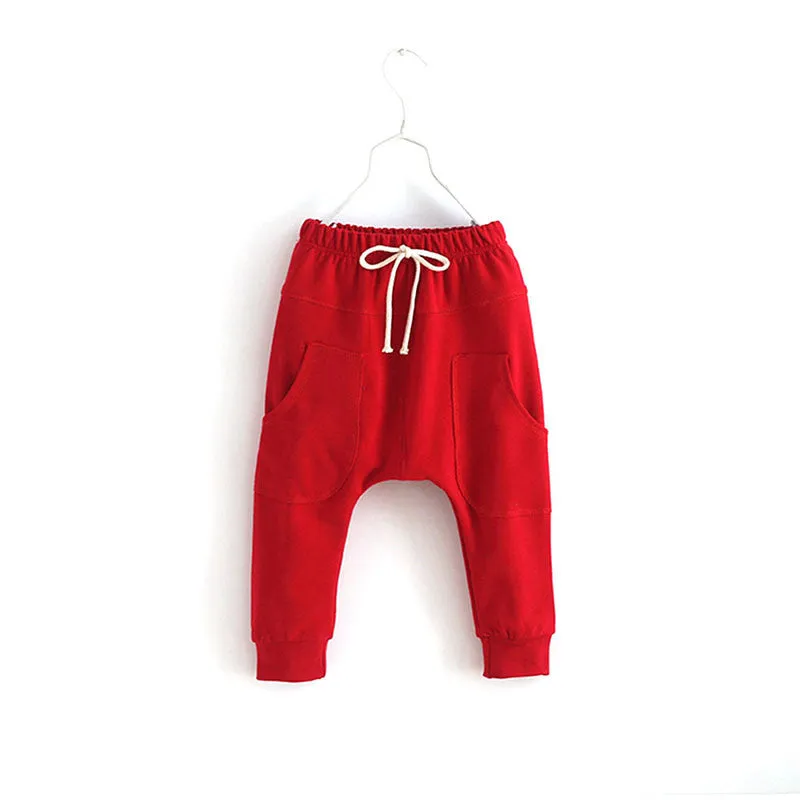 Fitness Kid Toddler Child Harem Pants Baby Boy Girl Trousers Bottoms