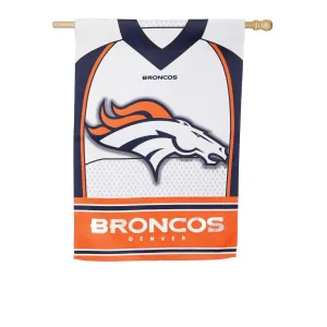 Flag, DS Suede, Foil, Reg, Jersey, Denver Broncos,13s3809blj
