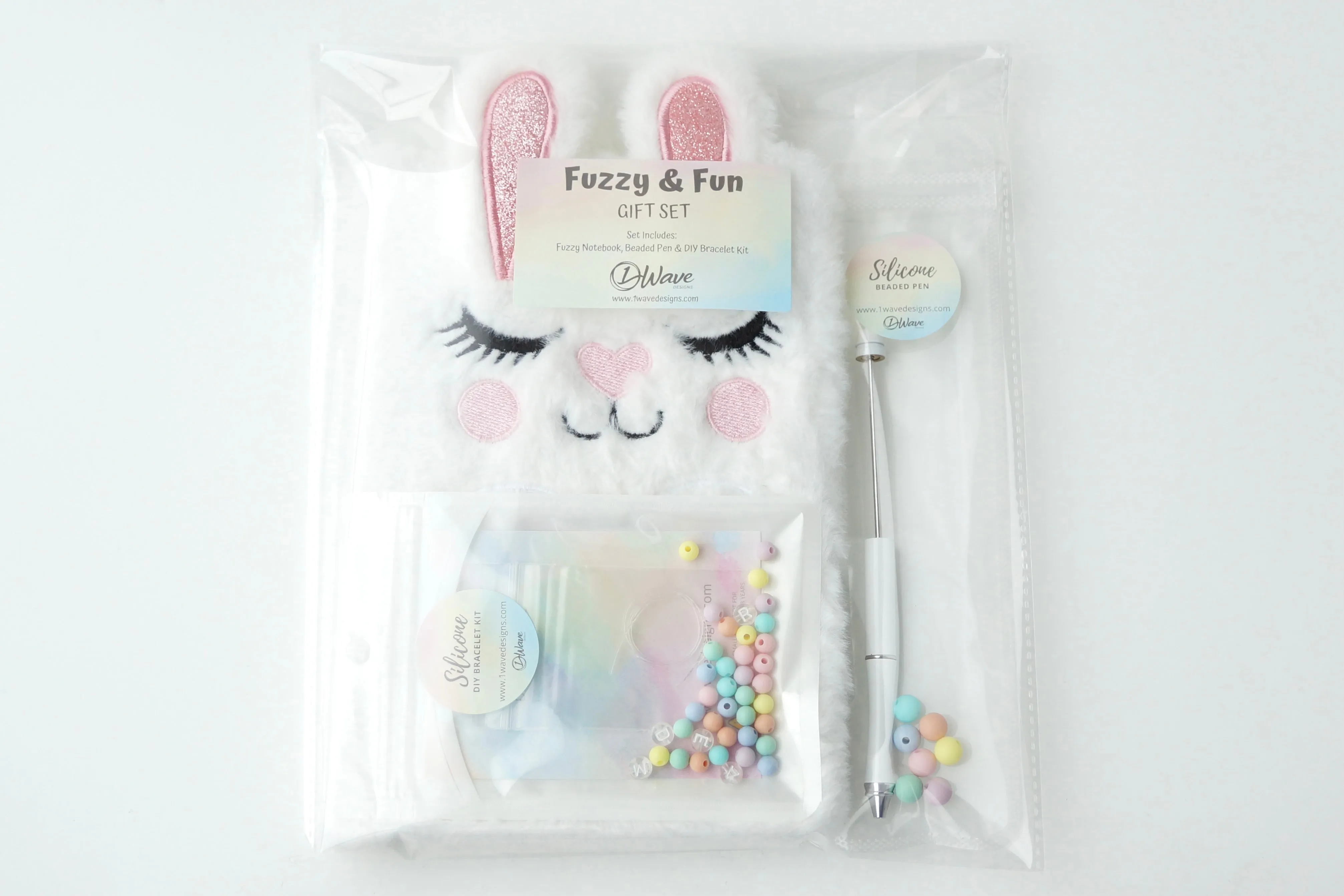 Fuzzy & Fun DIY Gift Set (Bunny)
