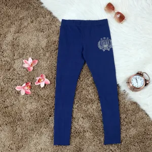 GG Space Blue Track Pants For Kid Girl