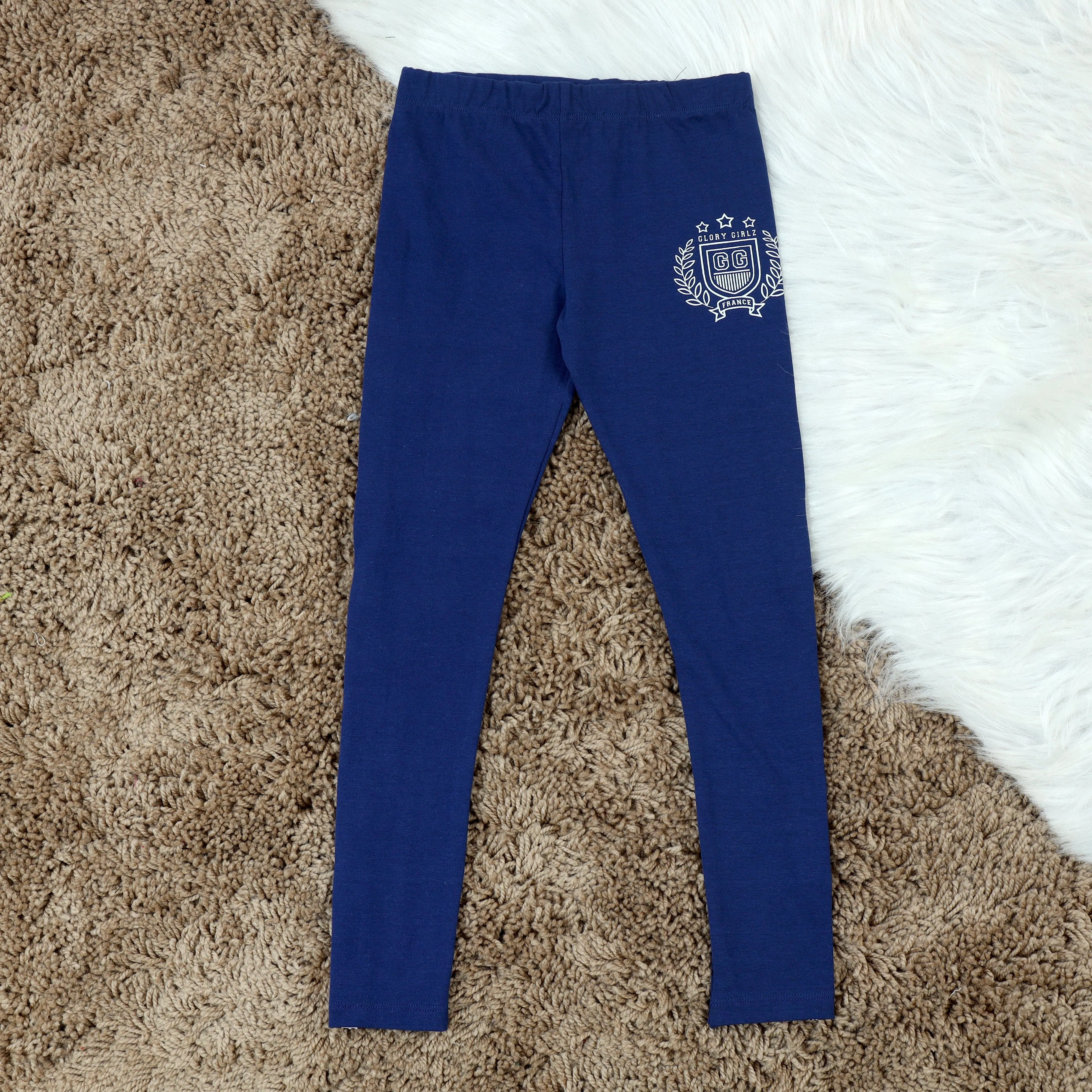 GG Space Blue Track Pants For Kid Girl