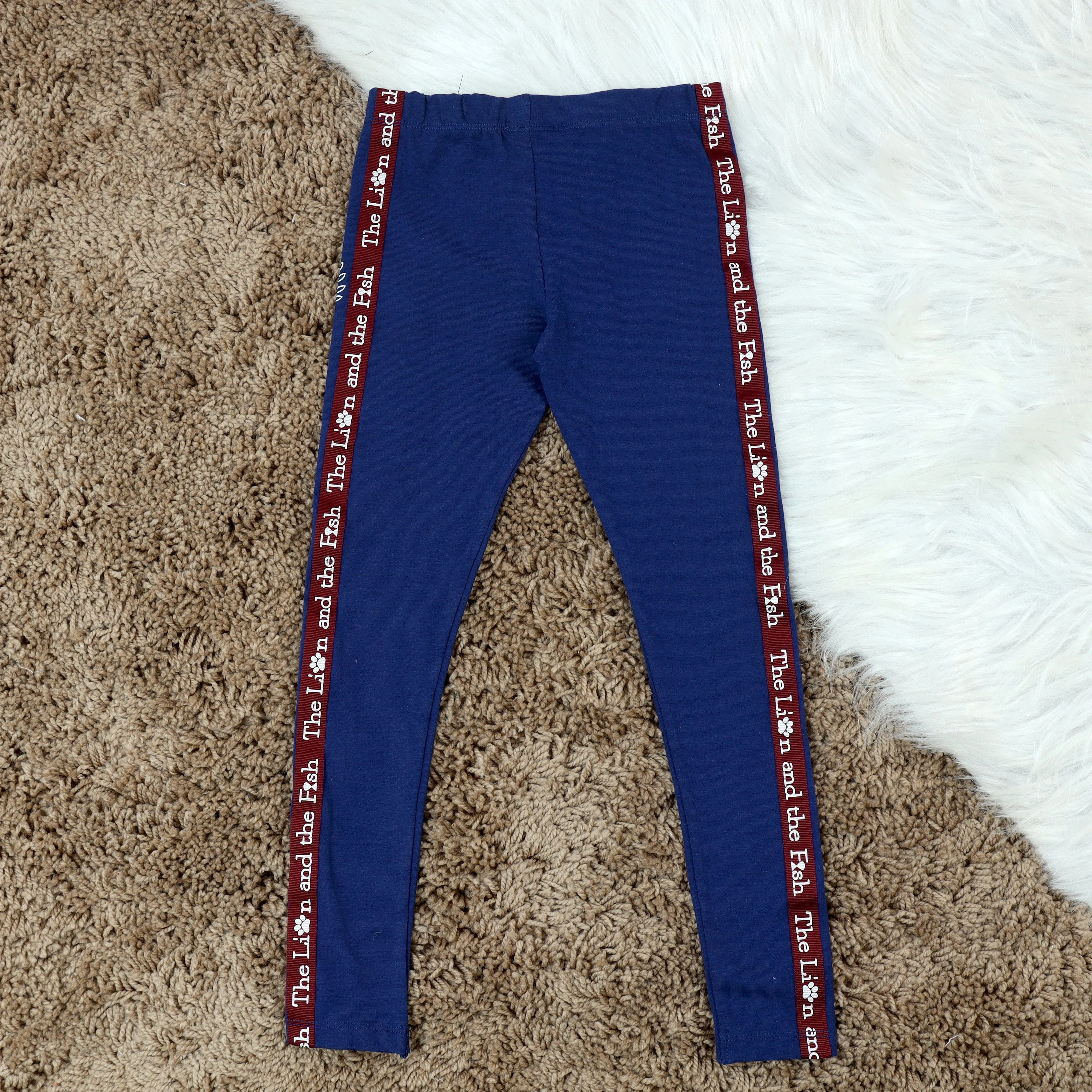 GG Space Blue Track Pants For Kid Girl