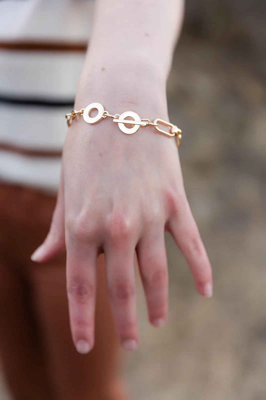 Gold Geometric Bracelet